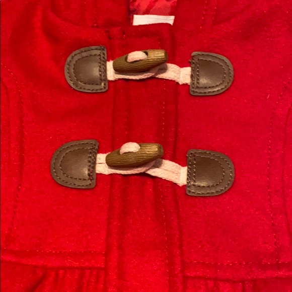 Old Navy Baby Red Peacoat - Picture 4 of 4